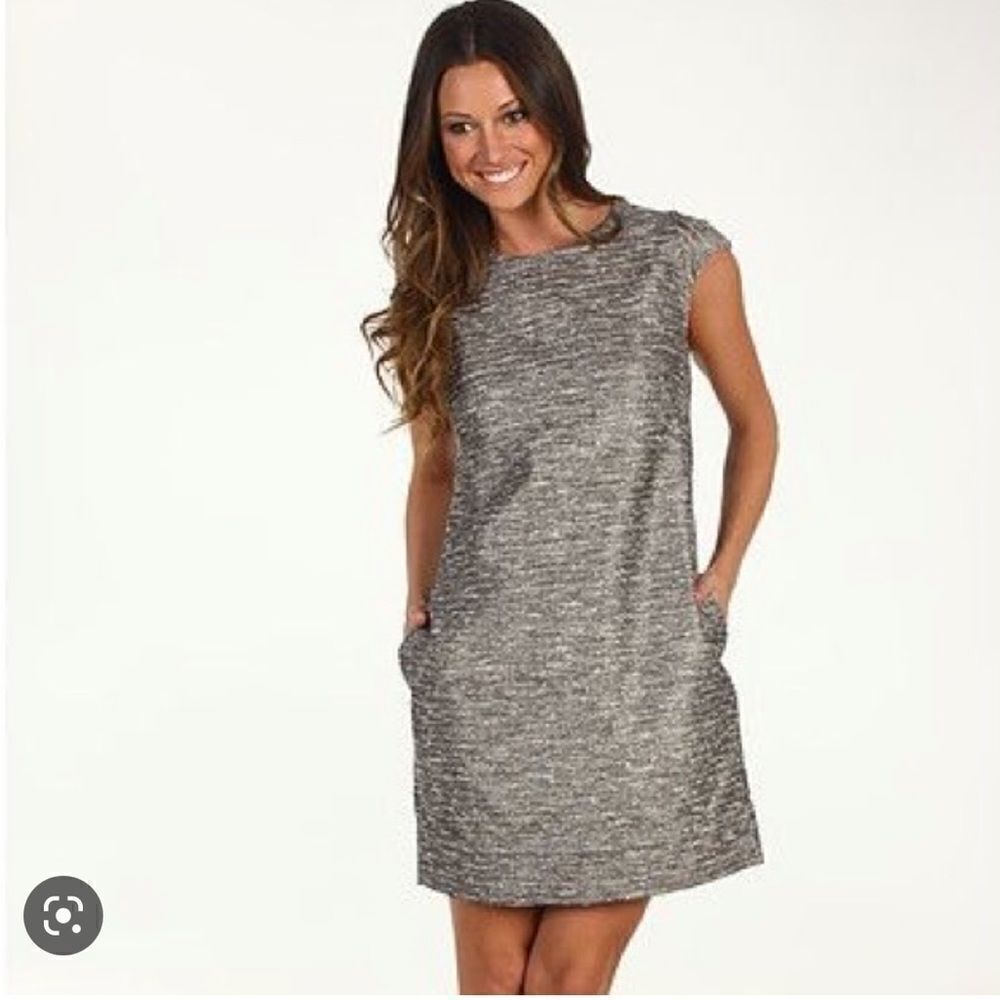 Ted Baker Belbia Tweed Metallic Shift Dress Ted Size 0 XS